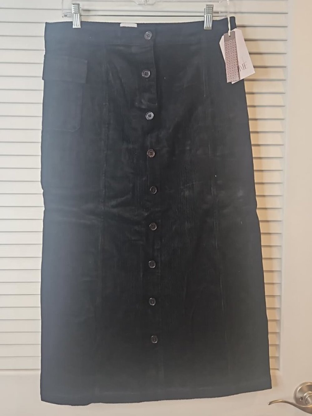 Black Women’s Corduroy Skirt by FiveOne